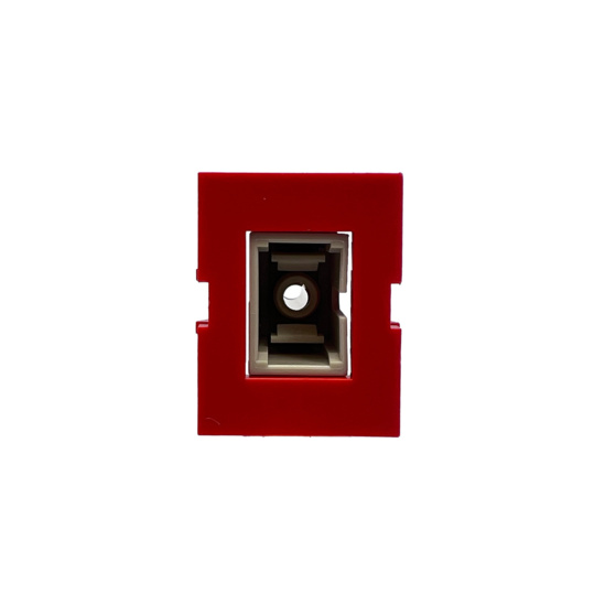 front view of red tracjack adapter