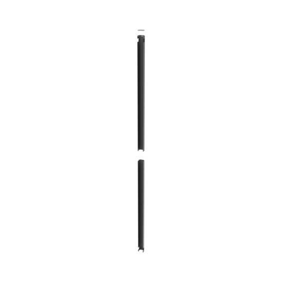 MM20ADK806VMD-B Mighty Mo Vertical Manager Air Dam - Front view, angled left, exploded