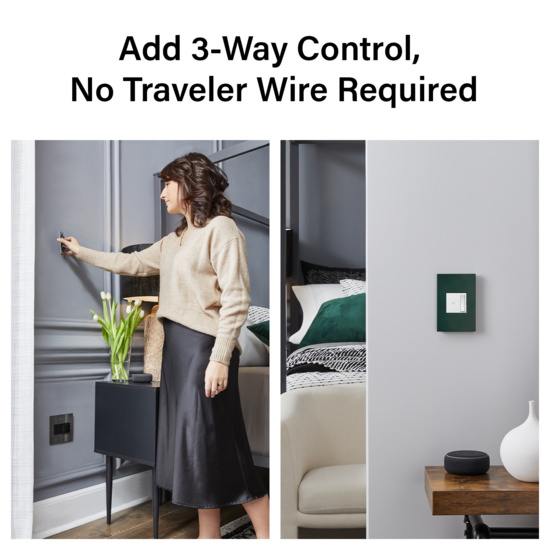 adorne® Wired Remote Smart Fan Controller with Netatmo, White