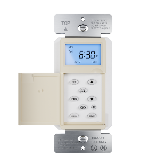 Programmable 24-hour Astronomic Timer, Ivory