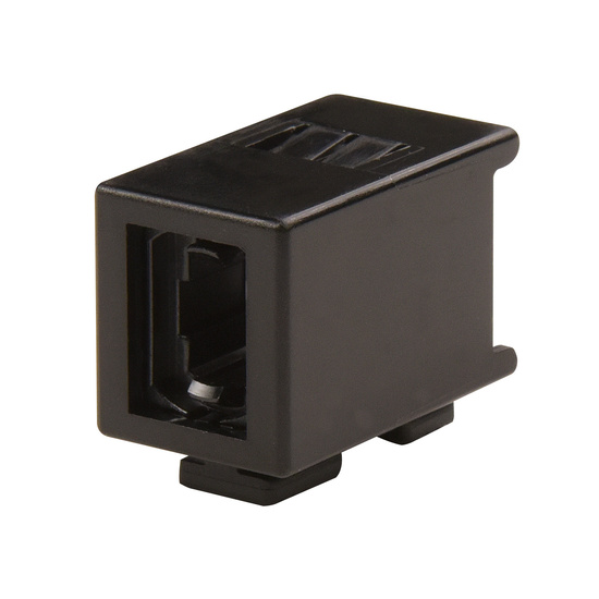 Black HDFM fiber module with HiLOC Boot