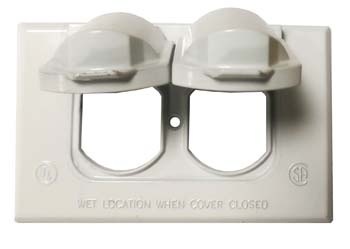 Pass & Seymour Weatherproof Outlet Cover – White 3726-SCWH (NIB)
