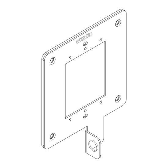 Replacement 1-Gang Plate Locking - Silver