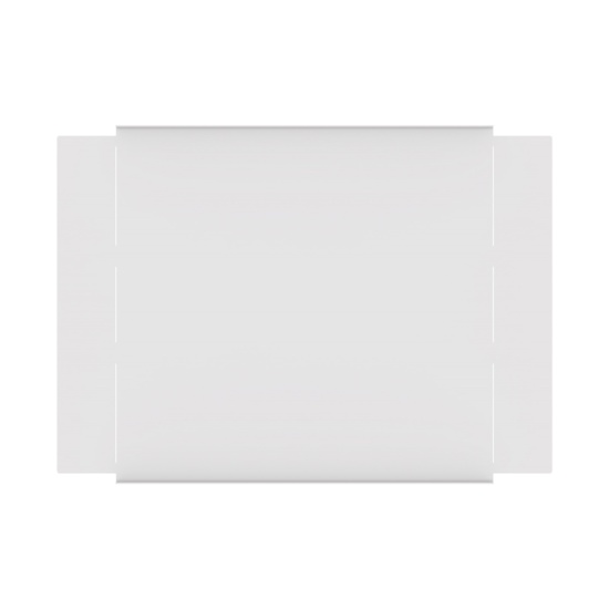 MM20BDC16-B Top view of 16 in MM20 Base Cust Cover - White