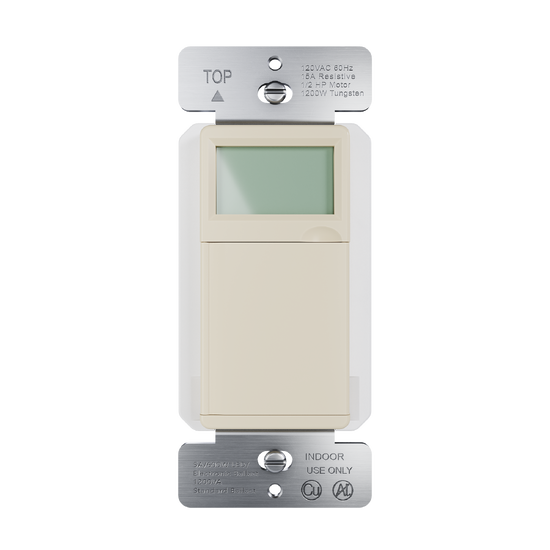 Programmable 24-hour Astronomic Timer, Ivory