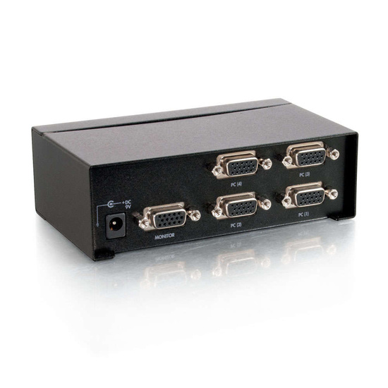 TruLinkÂ® 4-Port QXGA Monitor Switcher/Extender