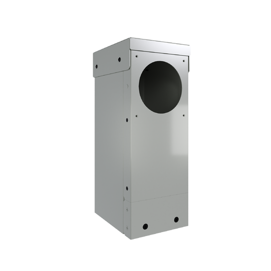 100 Amp Power Pedestal Right Angled
