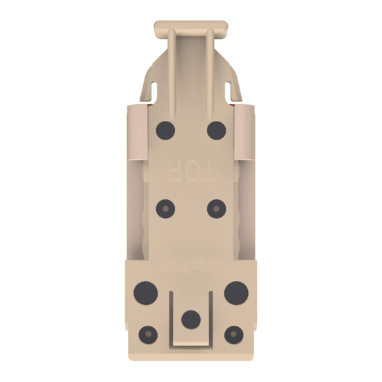 HDJSN6A-88 White Cat6A SNAP Jack Top View