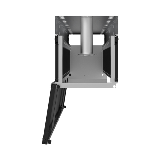 SRVMS710D-B, Standard Rack Vertical Manager, SRVM, Top Side, Downward Facing, Door Open, With Half Spools