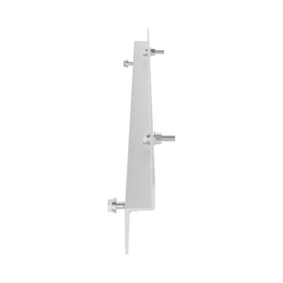 Assembled Inside Top Facing Left - Mighty Mo 20 Adjustable Base Rack, Interface Bracket for Starline Universal Bracket, White (MM20BUSMBADJ-W)