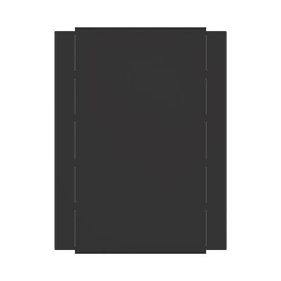 MM20BDC30-B Top view of 30 in MM20 Base Cust Cover - Black