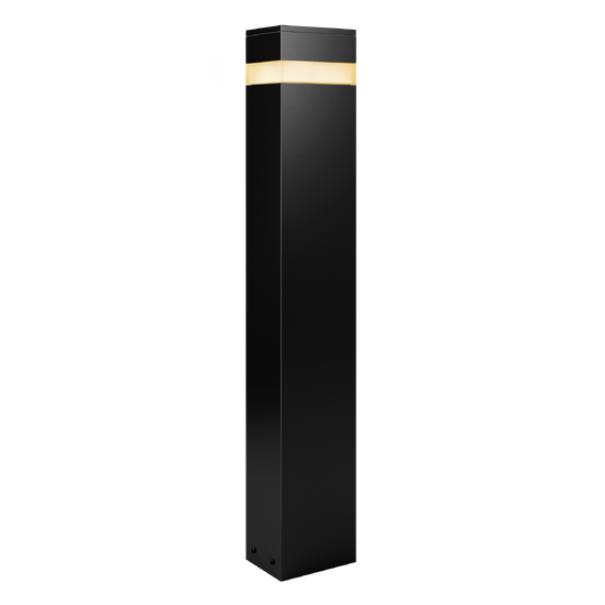 Lighting Station - 3000K, Black - Angled View