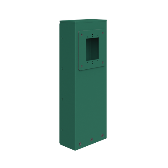 Power Pedestal 1-Gang, Green