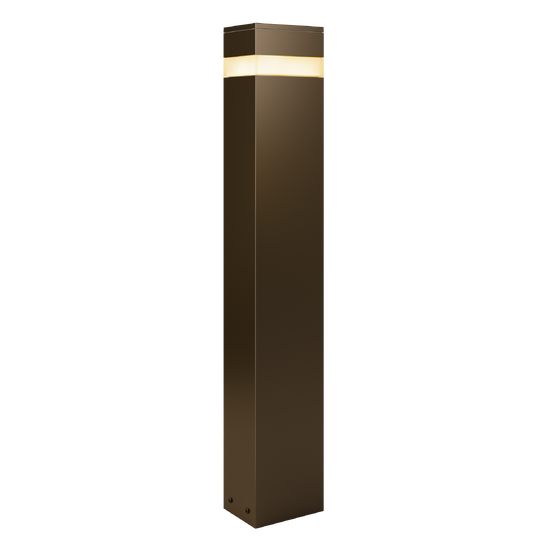 Lighting Station - 3000K, Bronze - Angled View