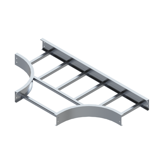 Rendering of Ladder Tray Expanding Horizontal tee