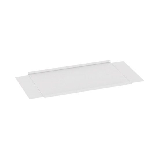 MM20BDC10-B Left angled view of 10 in MM20 Base Cust Cover - White