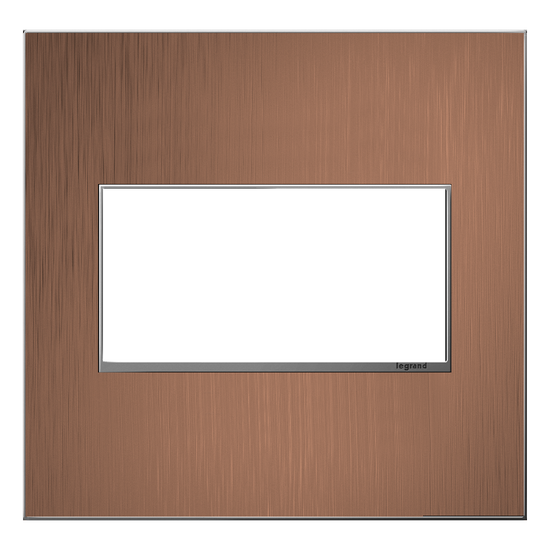 adorne® Copper 2-Gang Screwless Wall Plate