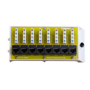 Legrand On-Q WP3460-WH Cat 6 Keystone Jack Insert - RJ45 Network Data Port White