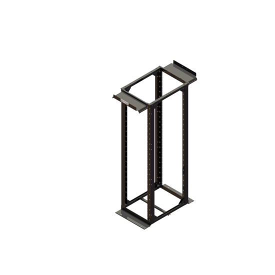 Black Mighty Mo 20 4-post rack Black Mighty Mo 20 4-post rack