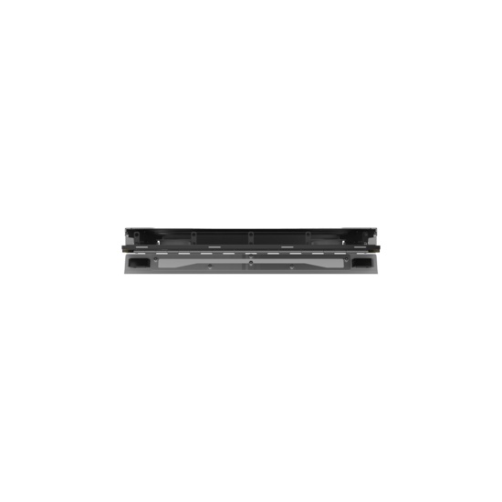 Straight, Front Door Open View of 1U Q-series HD Magnesium Fiber Enclosure (EQ01U-KHL-M)