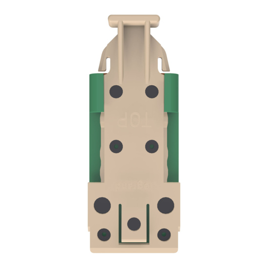 HDJSN6-45 Green Cat6 SNAP Jack Top View