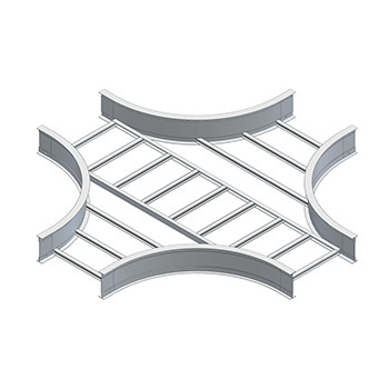 Aluminum cross fitting