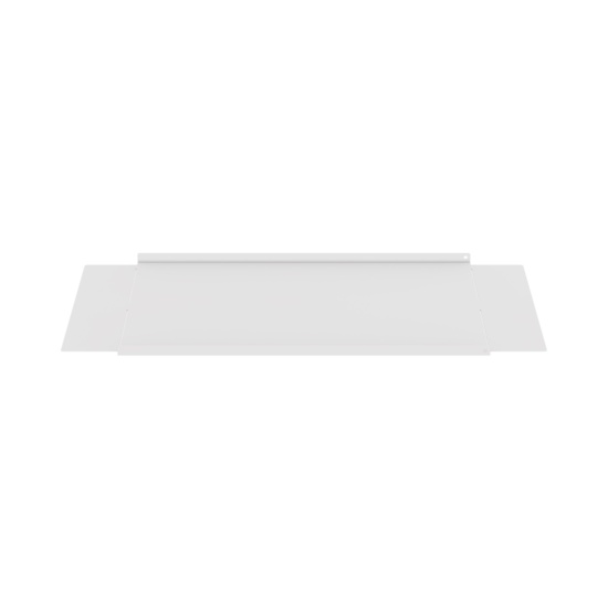 MM20BDC10-B Side angled View of 10 in MM20 Base Cust Cover - White