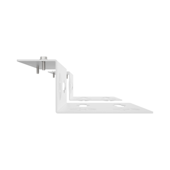 Assembled Straight Top/Bottom - Mighty Mo 20 PDU Mounting Brackets, Rack Mount, 1 Deep, 2 Wide, White (MM20PDUMB1D2W-W)