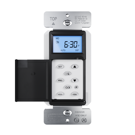 Programmable 24-hour Astronomic Timer, Black