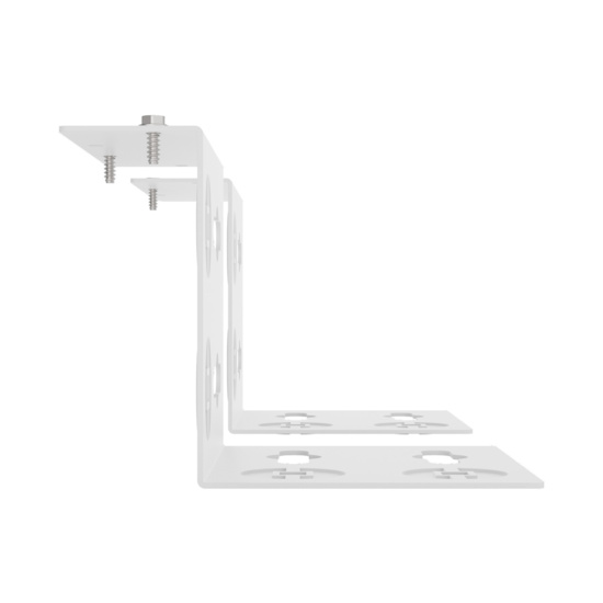 Assembled Straight Top/Bottom - Mighty Mo 20 PDU Mounting Brackets, Rack Mount, 2 Deep, 2 Wide, White (MM20PDUMB2D2W-W)