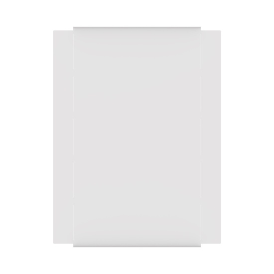 MM20BDC30-B Top view of 30 in MM20 Base Cust Cover - White