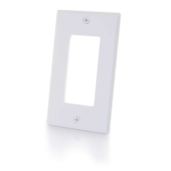 One Cutout Single Gang Wall Plate