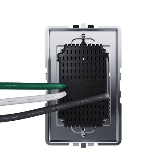 view from back of adorne 65w usb in graphite