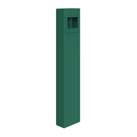 Power Pedestal 2-Gang, Green