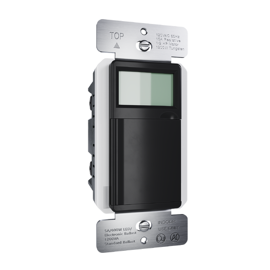Programmable 24-hour Astronomic Timer, Black