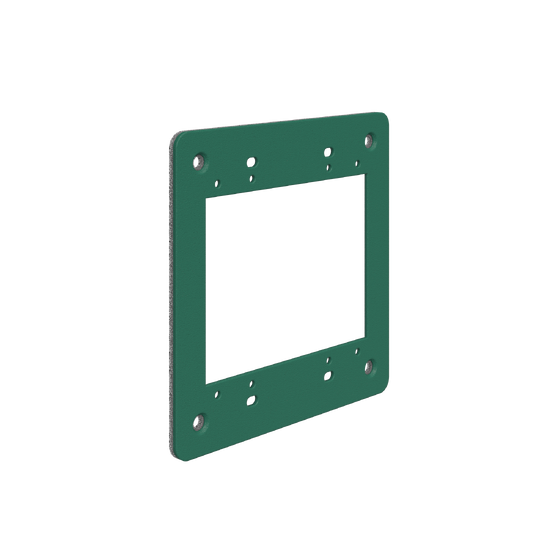 Replacement 2-Gang Plate, Green