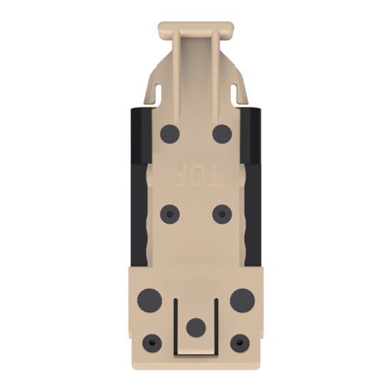 HDJSN6-00 Black Cat6 SNAP Jack Top View