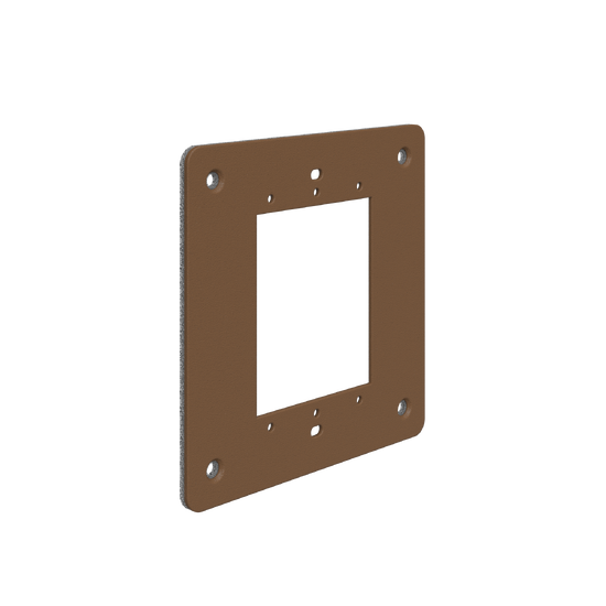 Replacement 1-Gang Plate, Brown