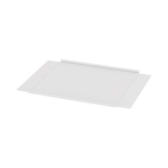 MM20BDC16-B Right angled view of 16 in MM20 Base Cust Cover - White