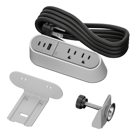 White 65W DPC Slim with Included Mounting Equipment