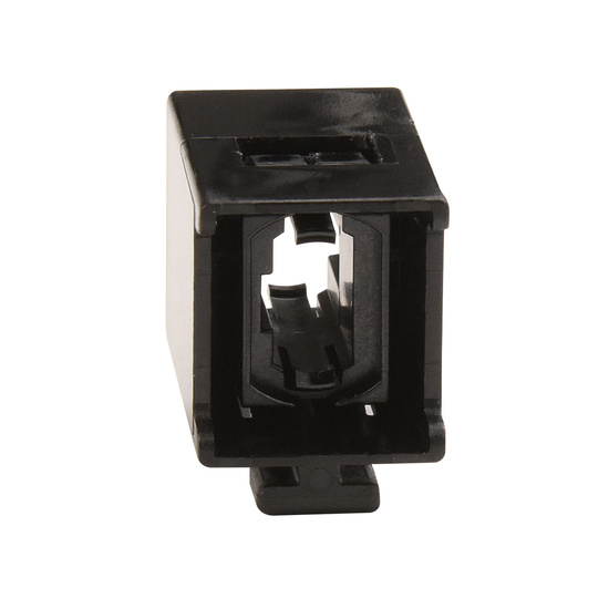 Black HDFM fiber module with HiLOC Boot