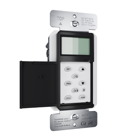 Programmable 24-hour Astronomic Timer, Black