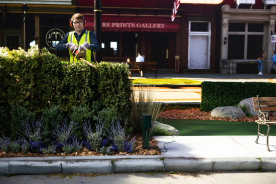 Direct Bury Outdoor Power Pedestal Grounds Maintenance Application 2