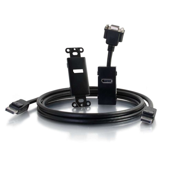 DisplayPort to VGA Active Adapter Wall Plate