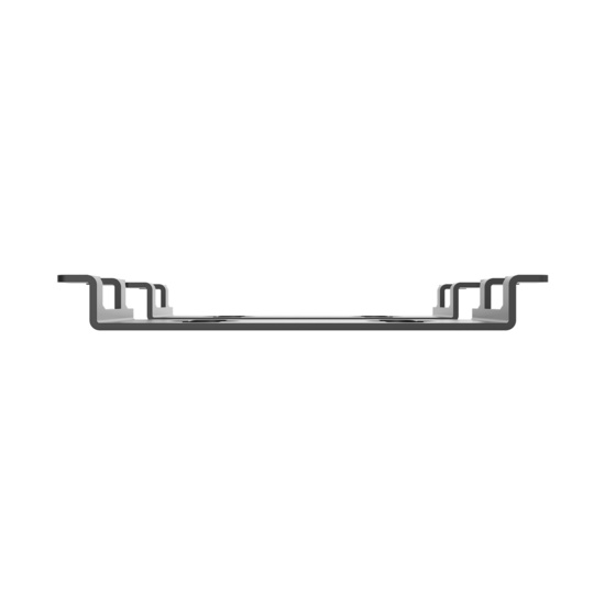 Assembled Straight Top/Bottom - Mighty Mo 20 PDU Mounting Brackets, Cage Mount, 2 Wide, Black (MM20PDUMBVM2W-B)