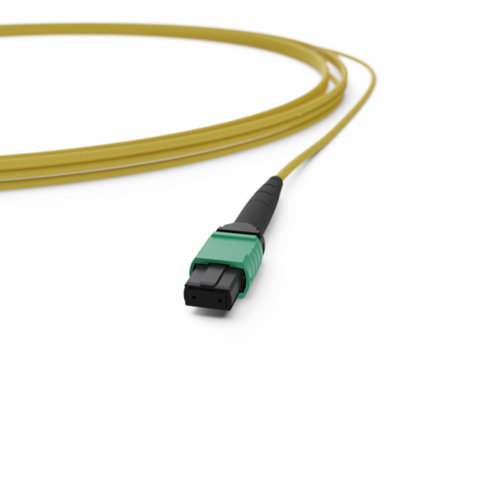 OS2 12 Fiber MPO Trunk Connector Front