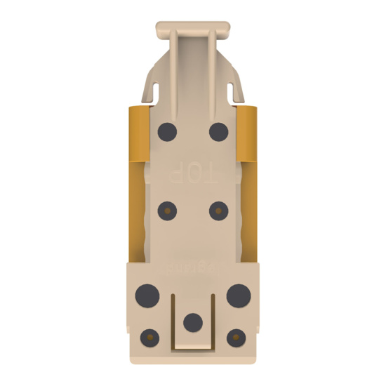 HDJSN6-44 Yellow Cat6 SNAP Jack Top View